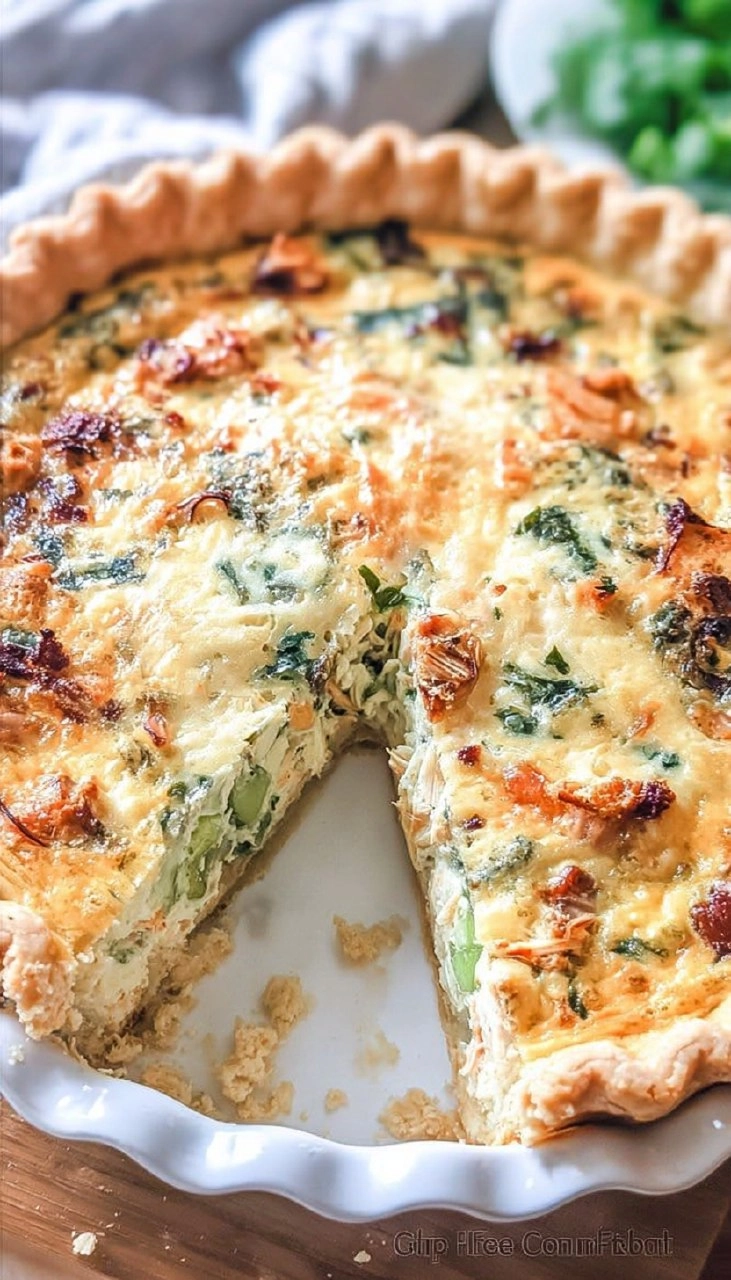 Marry Me Chicken Quiche