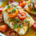 Pan-Seared Cod (with The Best Tomato Basil Sauce) 111 Pan-Seared-Cod-Recipe-with-The-Best-Tomato-Basil-Sauce