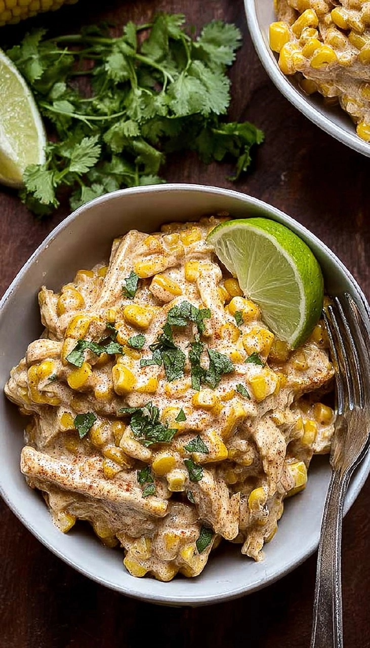 Slow Cooker Street Corn Chicken