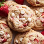 Strawberries and Cream Cookies (The Best Strawberry Flavor!) 106 Strawberries-and-Cream-Cookies-The-Best-Strawberry-Flavor-Recipe