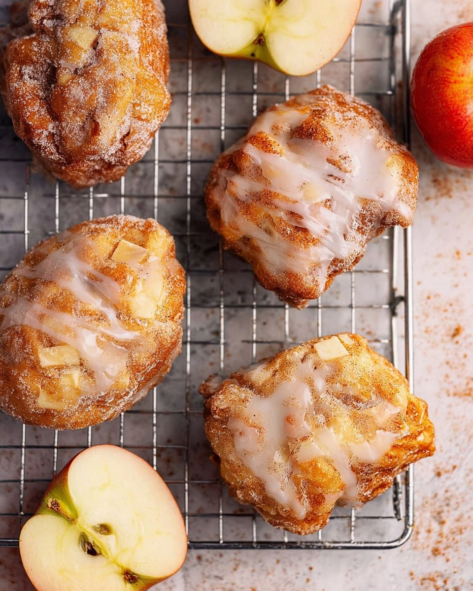 Air Fryer Apple Fritters (With Glaze) 2 Air-Fryer-Apple-Fritters-With-Glaze-Recipe