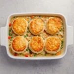 Chicken-Pot-Pie-Casserole-With-Biscuits-Recipe