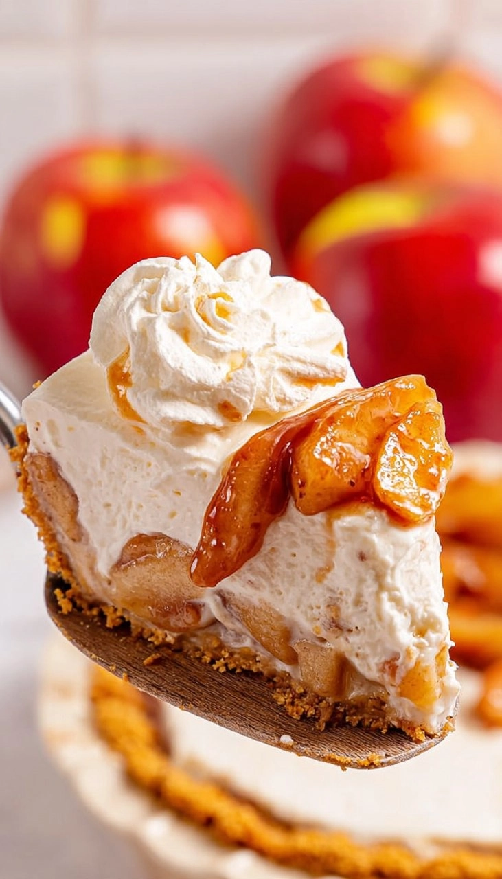 Creamy No Bake Apple Cheesecake Pie 75 Creamy No Bake Apple Cheesecake Pie