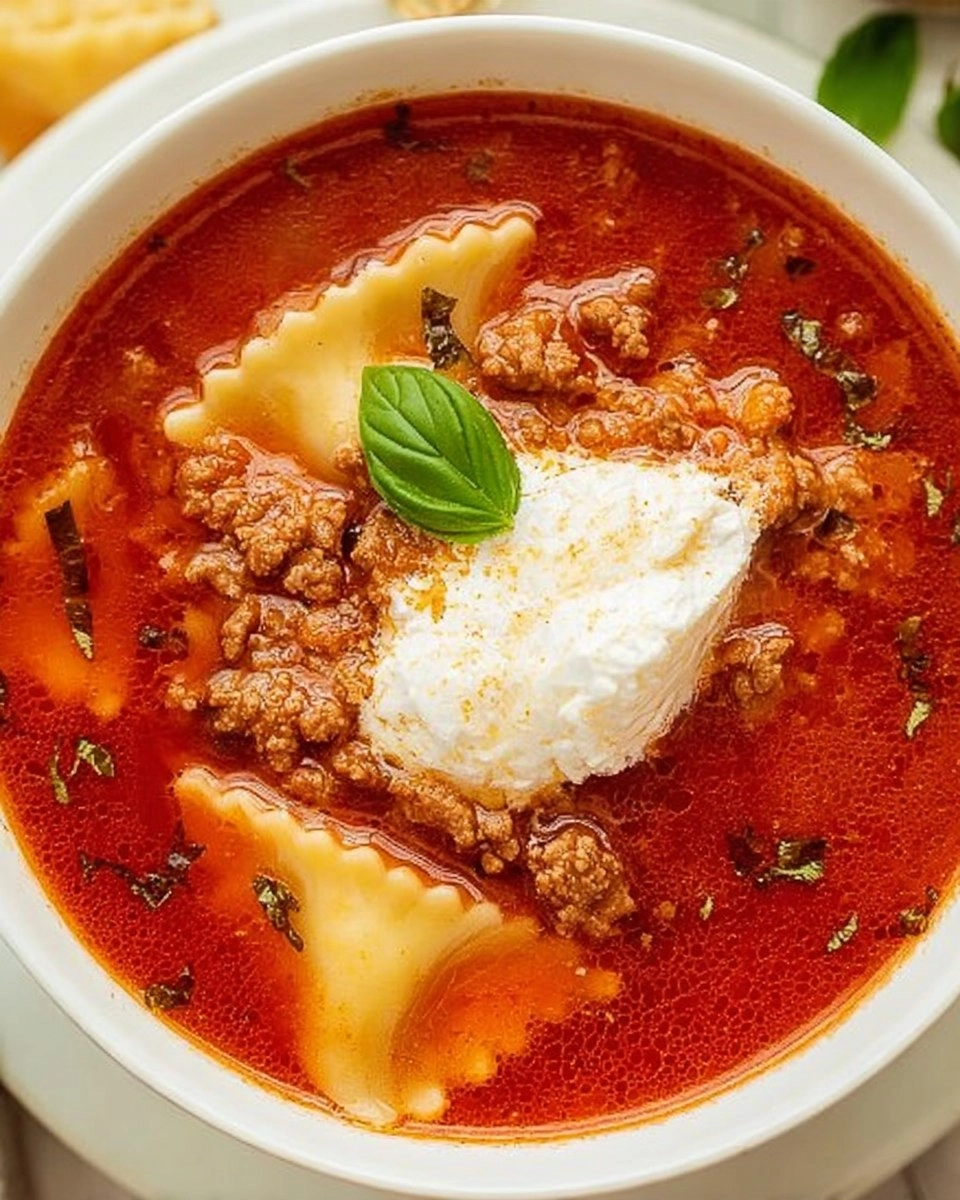 Crockpot Lasagna Soup