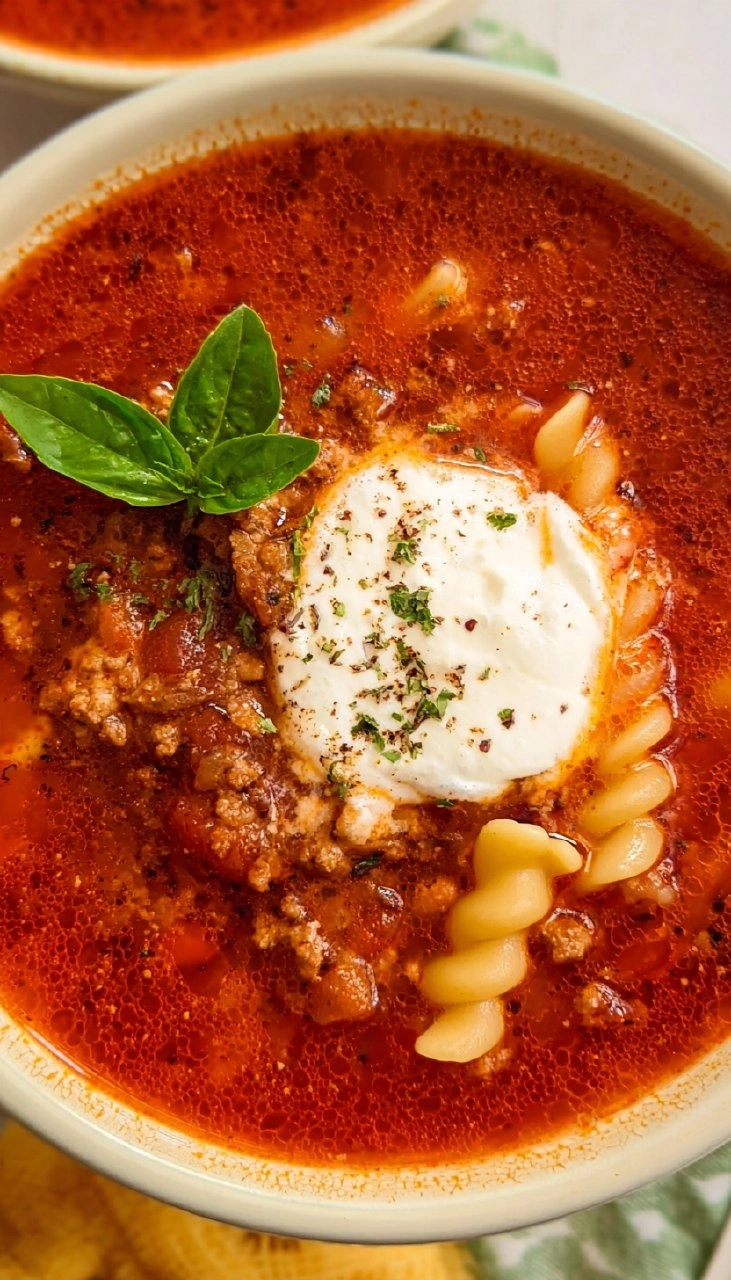 Crockpot Lasagna Soup