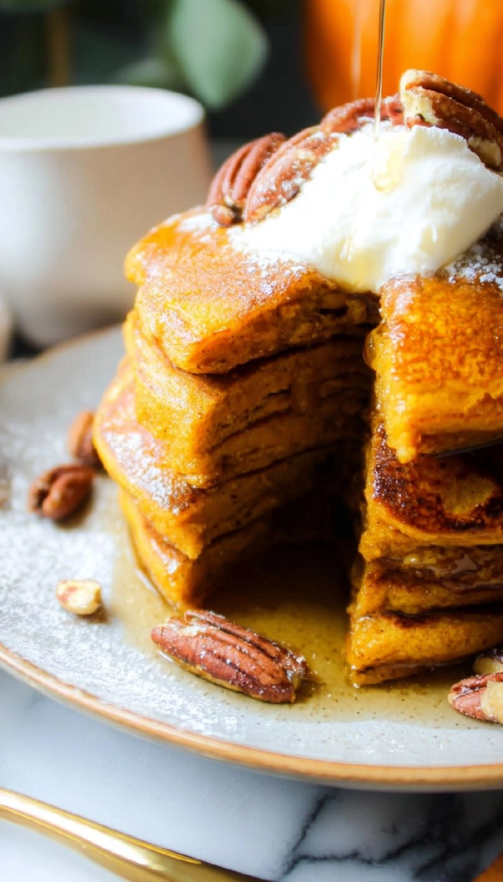 Fluffy Pumpkin Pancakes