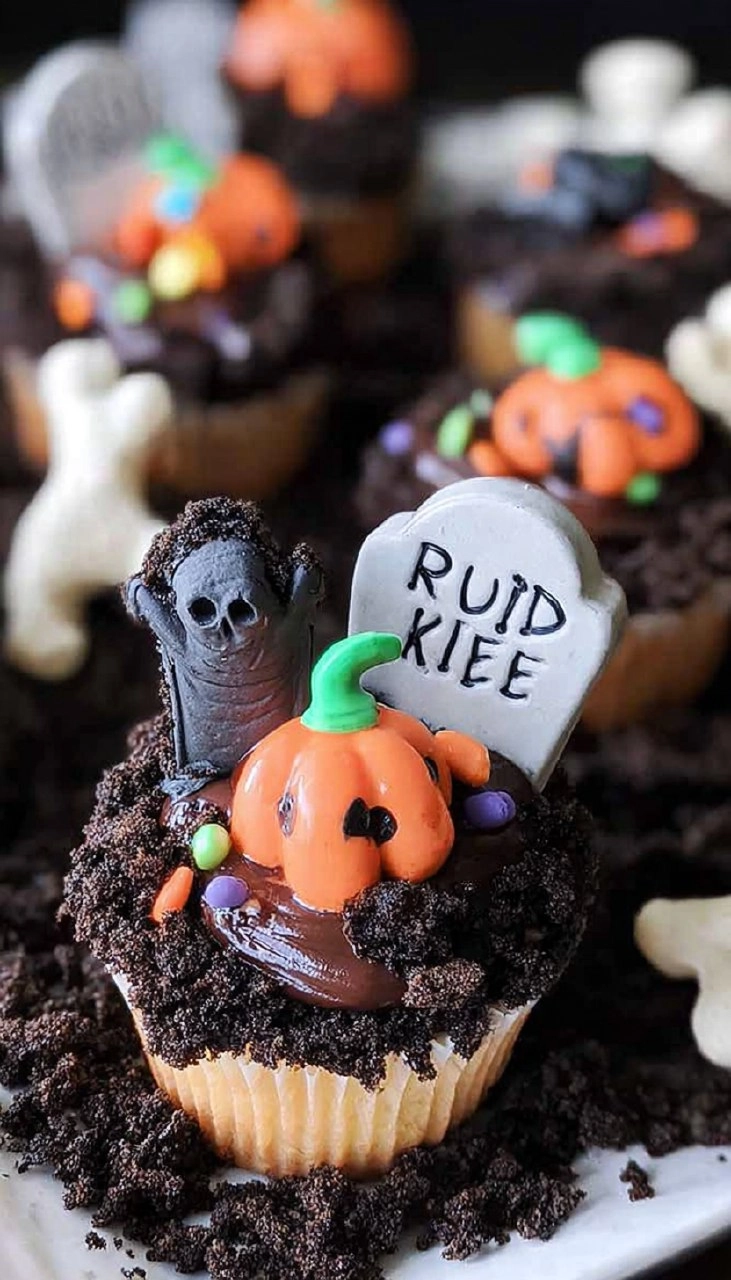Graveyard Cupcakes 100 Graveyard Cupcakes