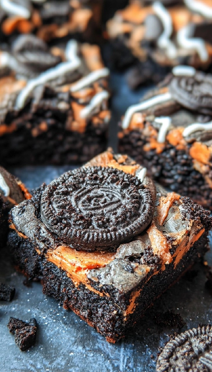 Halloween Oreo Brownies 40 Halloween Oreo Brownies