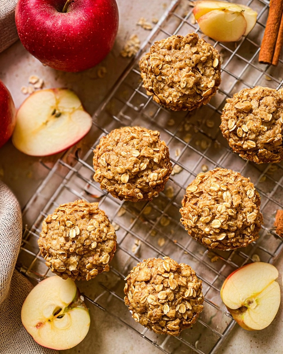 Healthy Apple Oatmeal Muffins (One Bowl) 10 Healthy-Apple-Oatmeal-Muffins-One-Bowl-Recipe