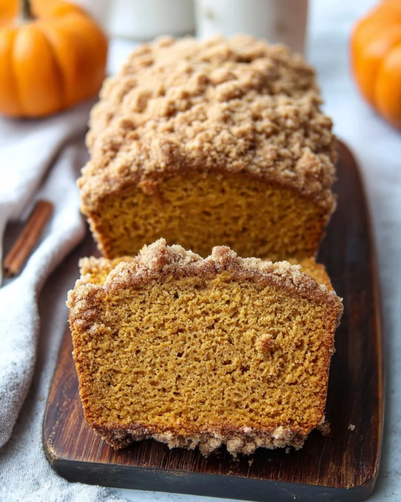 Pumpkin-Bread-with-Crumb-Topping-Recipe