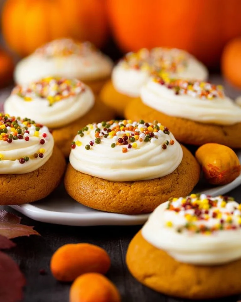 Pumpkin Cookies with Cream Cheese Frosting 99 Pumpkin-Cookies-with-Cream-Cheese-Frosting-Recipe