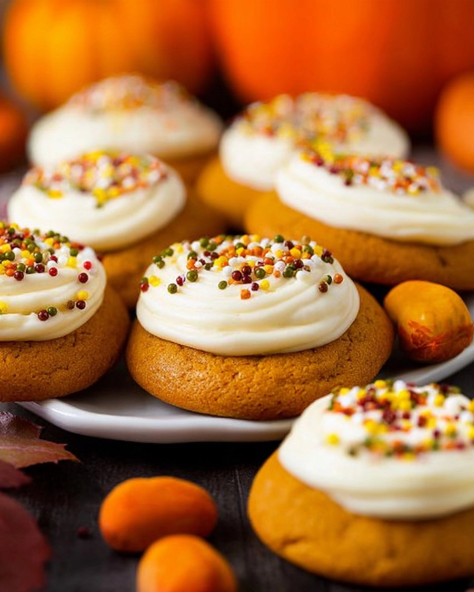 Pumpkin-Cookies-with-Cream-Cheese-Frosting-Recipe