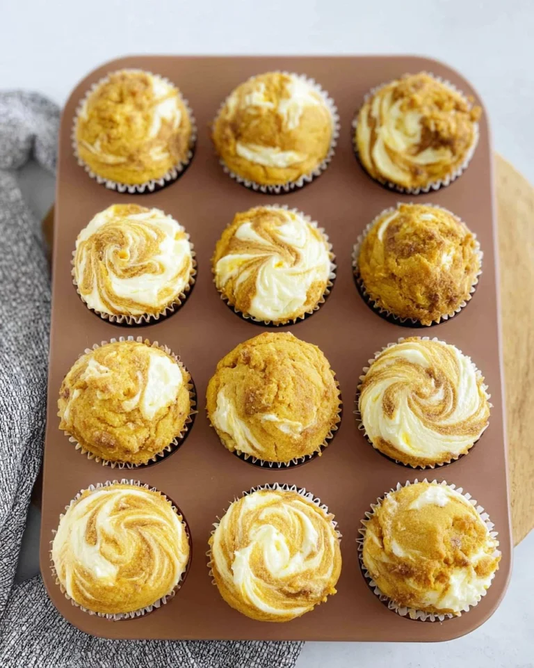 Pumpkin-Muffins-with-Cheesecake-Swirl-Recipe