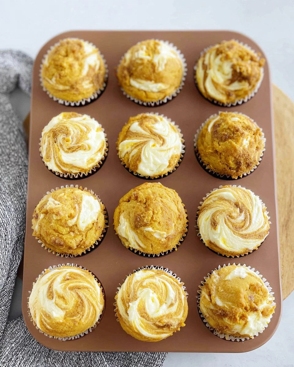 Pumpkin-Muffins-with-Cheesecake-Swirl-Recipe