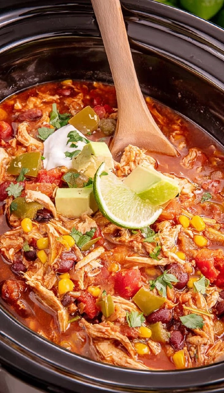Slow Cooker Chicken Chili