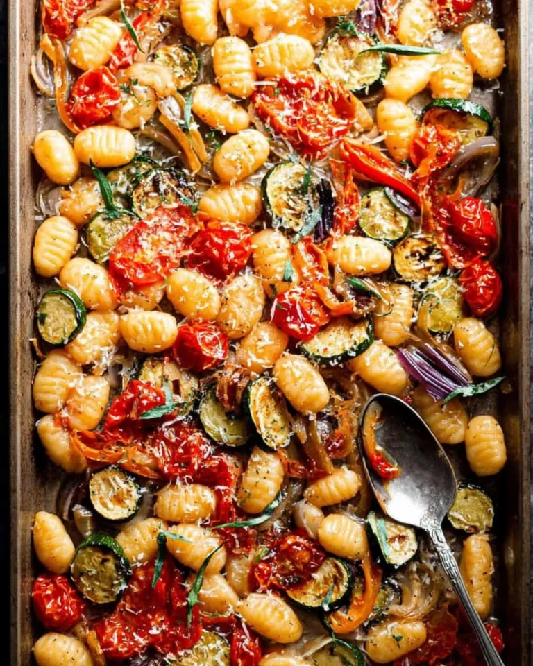 Easy Sheet Pan Gnocchi and Vegetables 81 Easy-Sheet-Pan-Gnocchi-and-Vegetables-Recipe