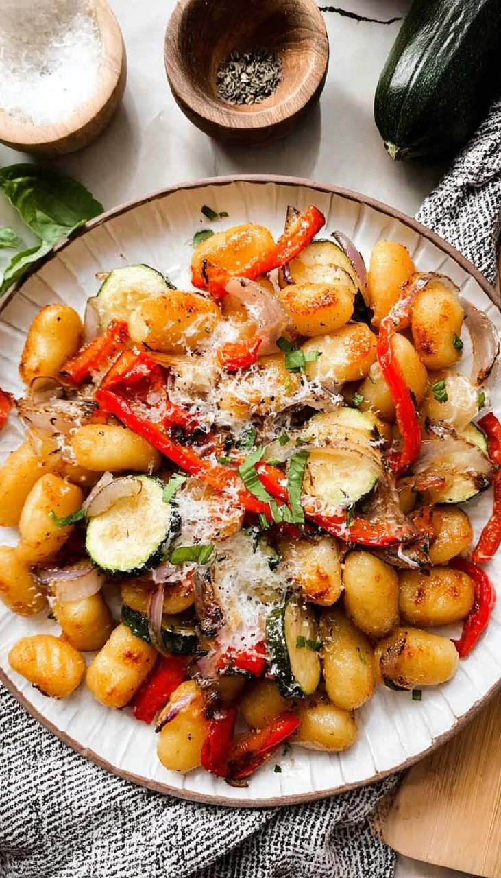 Easy Sheet Pan Gnocchi and Vegetables 90 Easy Sheet Pan Gnocchi and Vegetables