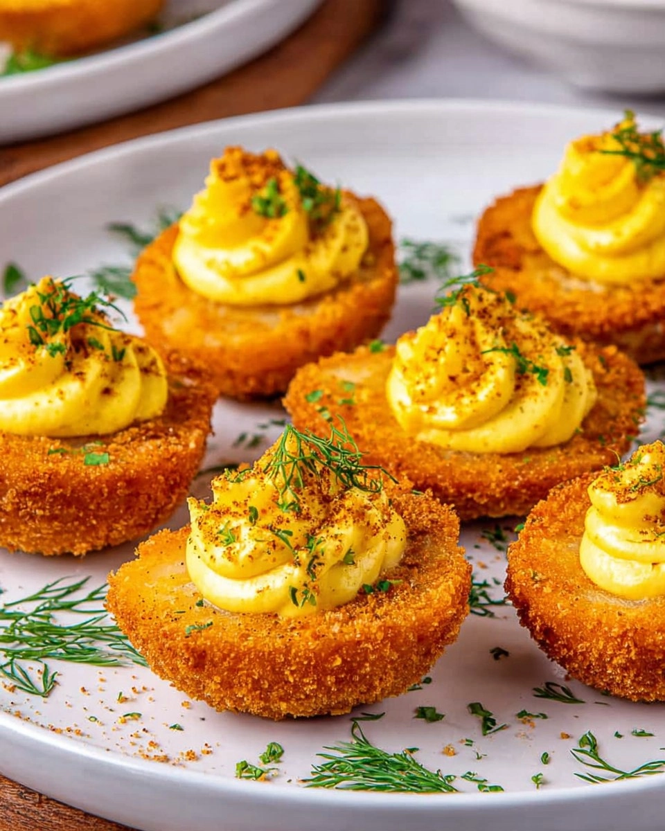 Fried Deviled Eggs