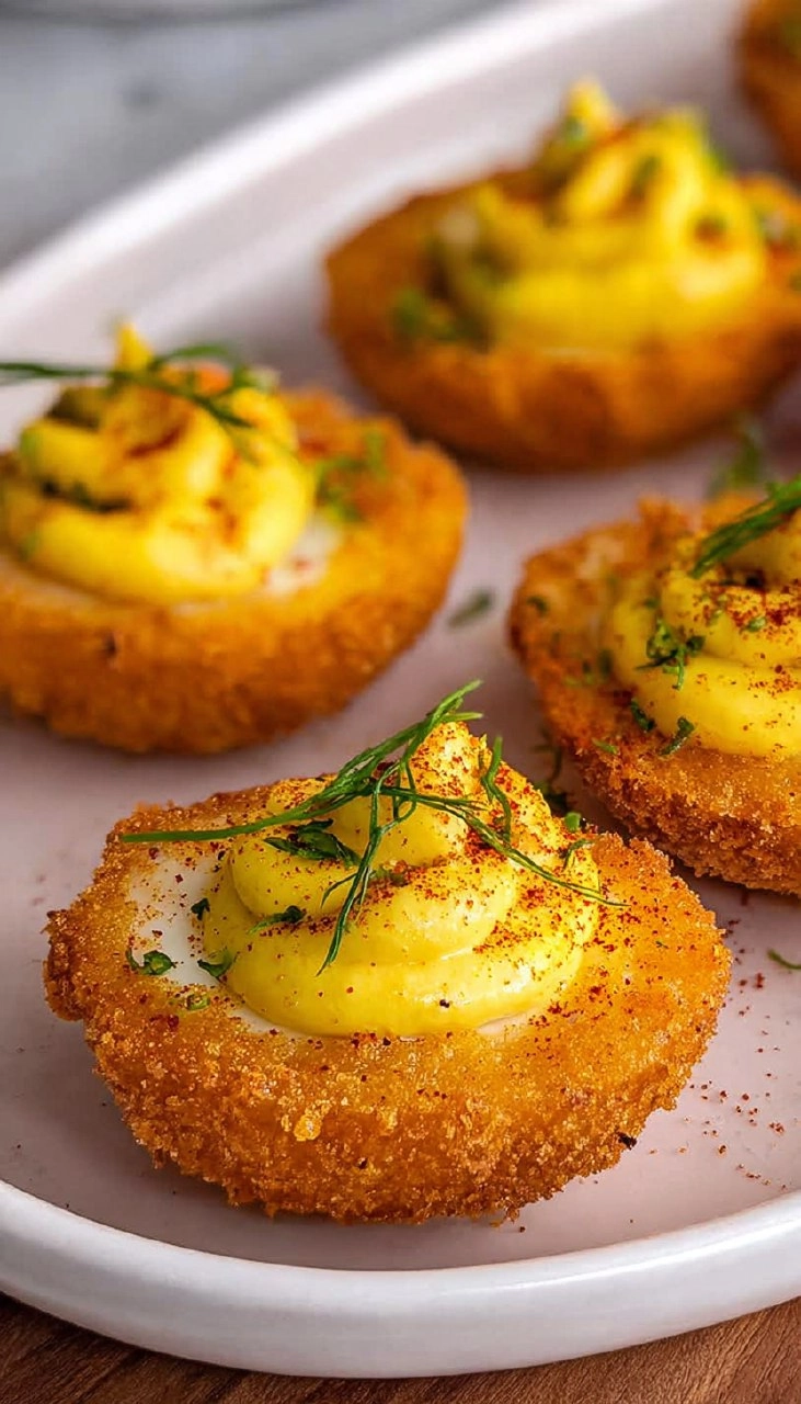 Fried Deviled Eggs