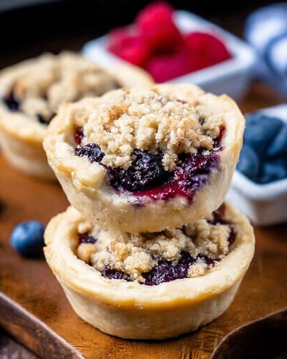 Mini Pies (Berry Crumble Pies) 104 Mini Pies (Berry Crumble Pies)