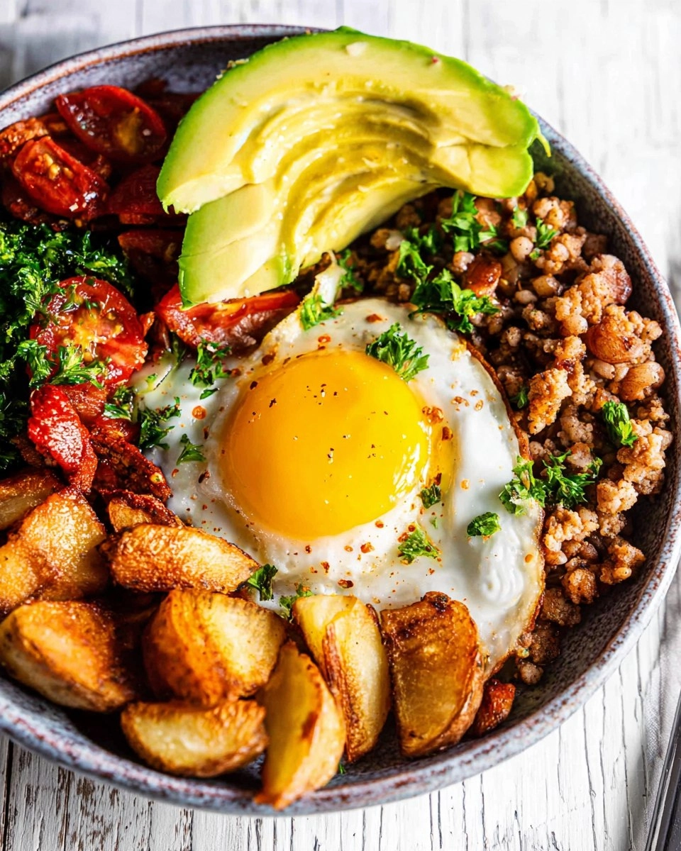 Savory Breakfast Bowl (High Protein, Easy & Paleo)