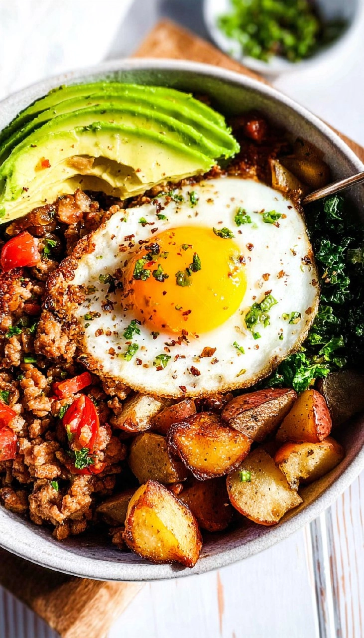 Savory Breakfast Bowl (High Protein, Easy & Paleo)