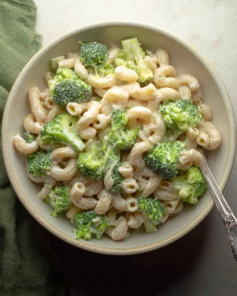 Sharp White Mac and Cheese with Broccoli (High Protein) 80 Sharp-White-Mac-and-Cheese-with-Broccoli-High-Protein-Recipe